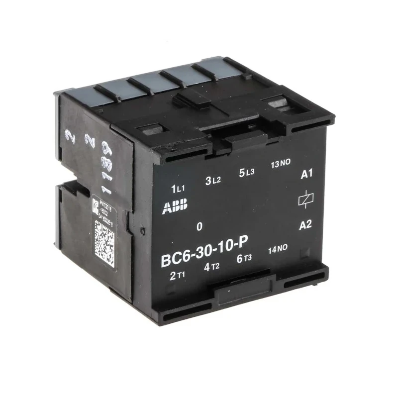 ABB B Contactor 24V DC Coil, 3-Pole, 6 A, 4 kW Motor Control, 3 NO, 690V AC BC6-30-10-P01