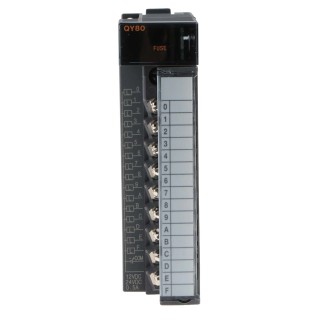 Mitsubishi Electric MELSEC Q Series PLC I/O Module Digital Output 16 Transistor Outputs 0.5A Current QY80