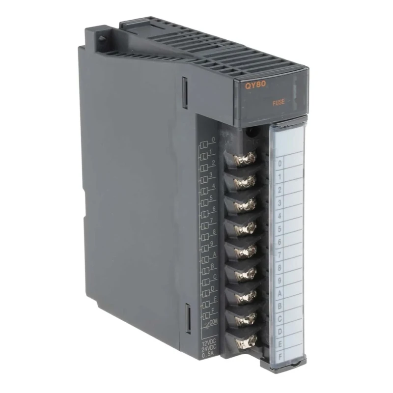 Mitsubishi Electric MELSEC Q Series PLC I/O Module Digital Output 16 Transistor Outputs 0.5A Current QY80