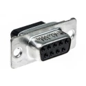 Amphenol Communications Solutions 9 Way Straight 2.74 mm Pitch Cable D-Sub Connector Female 865609SLTLF