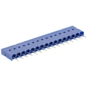 Amphenol Communications Solutions Dubox Series Straight Through Hole PCB Socket, 16-Contact, 1 Row, 2.54 mm 75915-416LF