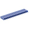 Amphenol Communications Solutions Dubox Series Straight Through Hole PCB Socket, 16-Contact, 1 Row, 2.54 mm 75915-416LF