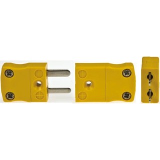 RS PRO Thermocouple Connector for Use with Type K Thermocouple British Standard BS, Rugged Glass-Filled 455-9540