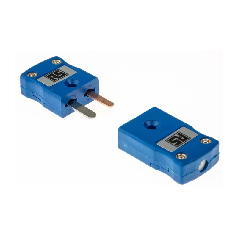 RS PRO Thermocouple Connector for Use with Type T Thermocouple British Standard, Miniature In-Line, Rugged 455-9584