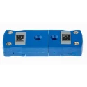 RS PRO Thermocouple Connector for Use with Type T Thermocouple British Standard, Miniature In-Line, Rugged 455-9584