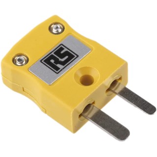 RS PRO Thermocouple Connector for Use with Type K Thermocouple, BS Standard 455-9534