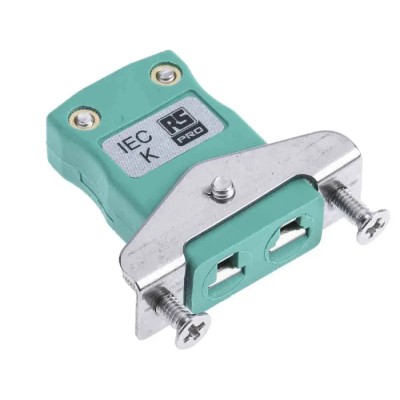 RS PRO Thermocouple Connector for Use with Type K Thermocouple, IEC, RoHS Compliant 455-9792
