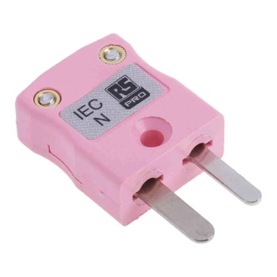 RS PRO Thermocouple Connector for Use with Type N Thermocouple, IEC RoHS Compliant, Glass-Filled Thermoplastic 455-9843