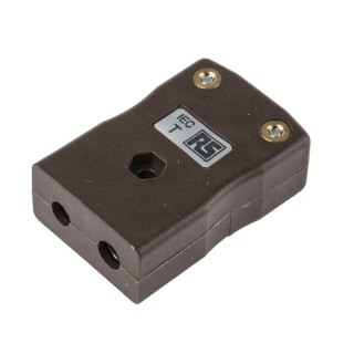 RS PRO Thermocouple Connector for Use with Type T Thermocouple, RoHS Compliant, IEC Standard 456-0045