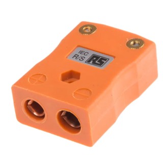 RS PRO Thermocouple Connector for Use with Type R/S Thermocouple RoHS Compliant IEC Standard 456-0023