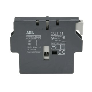 ABB Auxiliary Contact Block 2 Contacts 1 NO/1 NC CAL5 Side Mount 6A 690V 1SBN010020R1011