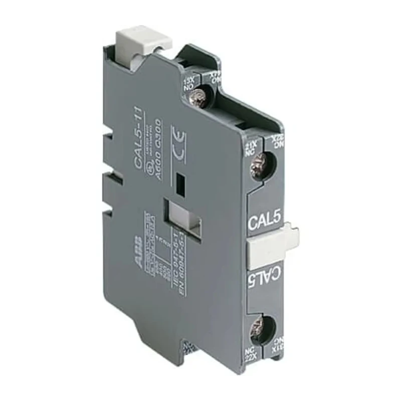 ABB Auxiliary Contact Block 2 Contacts 1 NO/1 NC CAL5 Side Mount 6A 690V 1SBN010020R1011