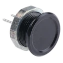 Schurter Piezo Switch Solder Terminal 16 mm Panel Cutout 100mA Contact Current Black Actuator Rated 60°C Max Operating IP67