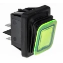 RS PRO Illuminated DPST On-Off On-Off Rocker Switch Panel 16A 250V AC IP65 456-1672
