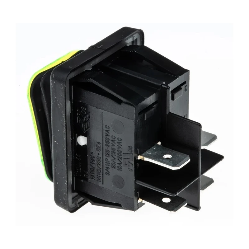 RS PRO Illuminated DPST On-Off On-Off Rocker Switch Panel 16A 250V AC IP65 456-1672