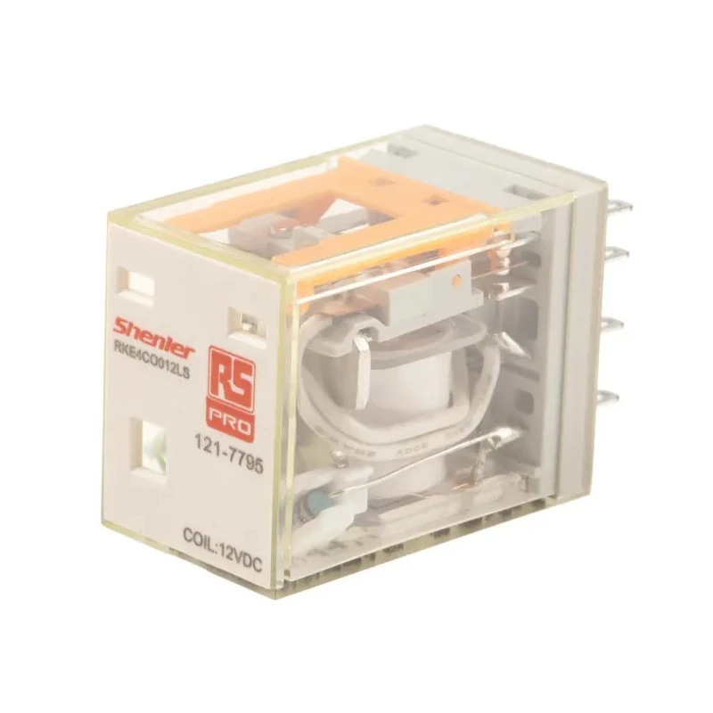 RS PRO Power Relay 12V dc Coil, 5A Switching Current, 4PDT 121-7795