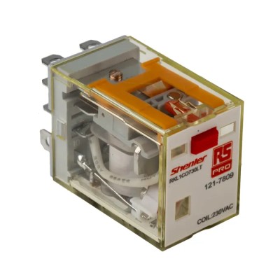 RS PRO Power Relay 240V AC Coil 16A Switching Current SPDT 480W Coil Power 121-7809