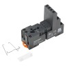 RS PRO 14 Way 300V DIN Rail Relay Socket for Use with RS PRO RKE & RKF 14 Pin Relays 121-7803