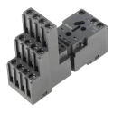 RS PRO 14 Way 300V DIN Rail Relay Socket for Use with RS PRO RKE & RKF 14 Pin Relays 121-7803