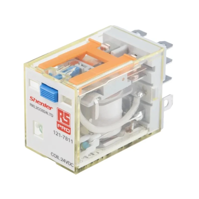 RS PRO Power Relay, 24V DC Coil, 10A Switching Current, DPDT Contact Configuration Model 121-7811