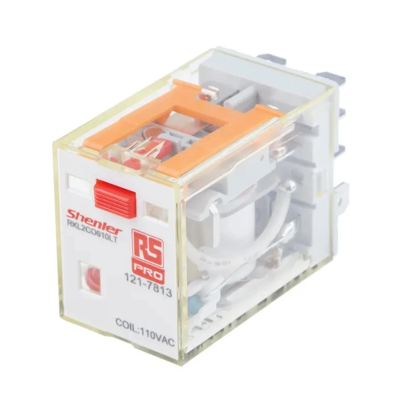 RS PRO Power Relay Double Pole Double Throw DPDT 110V AC Coil 10A Switching Current 300W Coil Power 121-7813