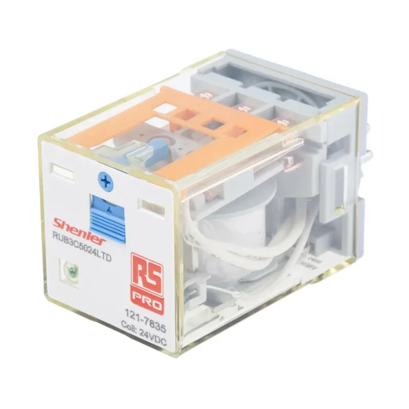 RS PRO Power Relay 24V DC Coil, 10A Switching Current, 3PDT 121-7835