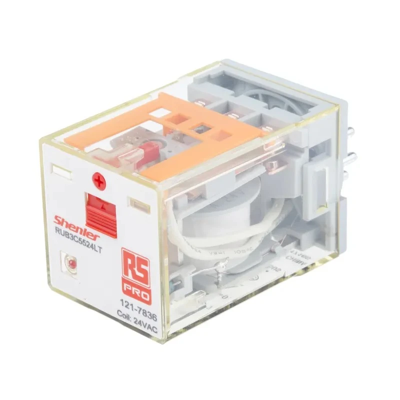 RS PRO Power Relay, 24V AC Coil, 10A Switching Current, 3PDT 121-7836