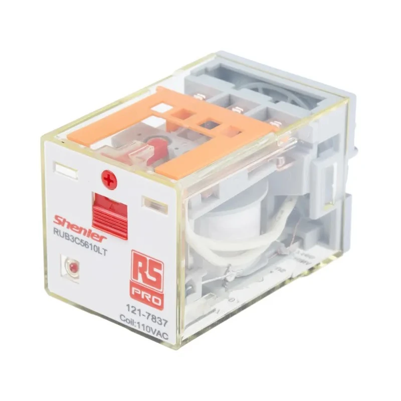RS PRO Power Relay, 110V ac Coil, 10A Switching Current, 3PDT 121-7837