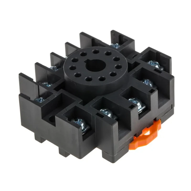 RS PRO 11 Way 300V DIN Rail Relay Socket for Use with RS PRO RUB Relays 121-7842