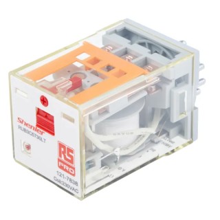 RS PRO Power Relay 3PDT 240V AC Coil, 10A Switching Current, Silver Alloy Contacts 121-7838