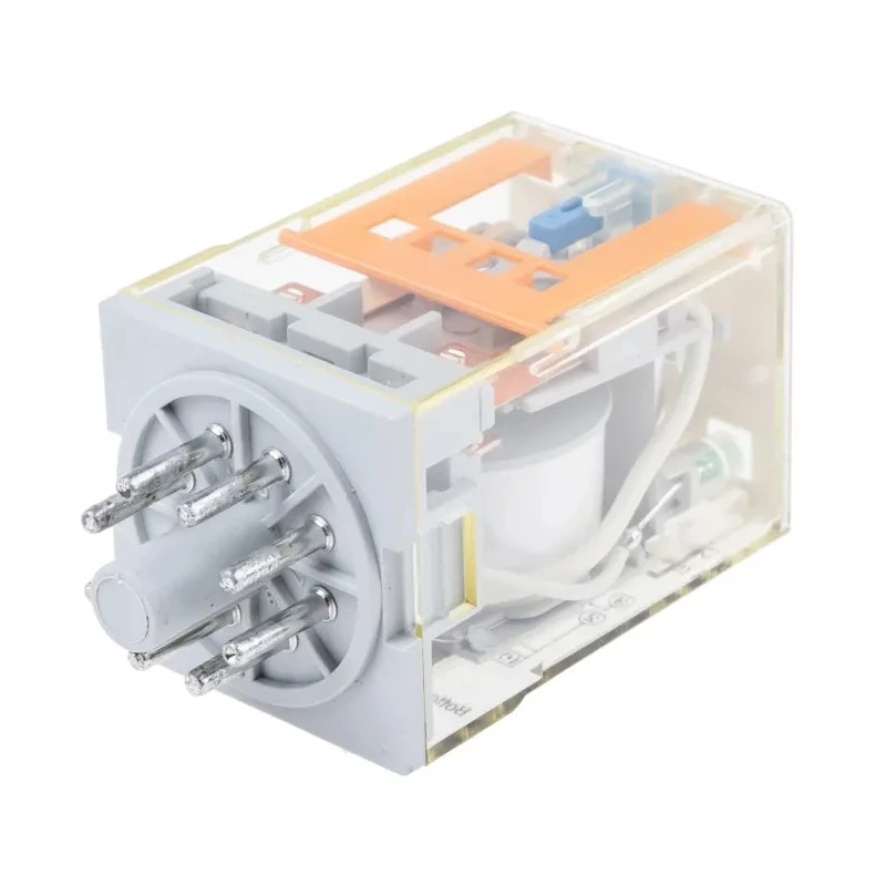 RS PRO Power Relay 12V dc Coil 10A Switching Current DPDT 300W Coil Power 36x36x53mm 121-7828