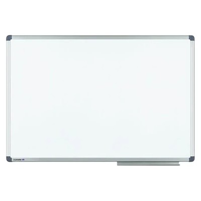 Legamaster Magnetic White Board, Lacquered Steel, 120 cm Height, 180 cm Width, Aluminium Frame 1022-74