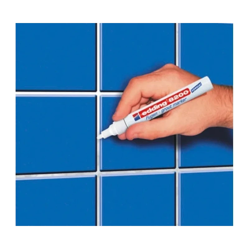 Edding White Permanent Marker Pen Bullet Tip 2mm Ink 8200-049