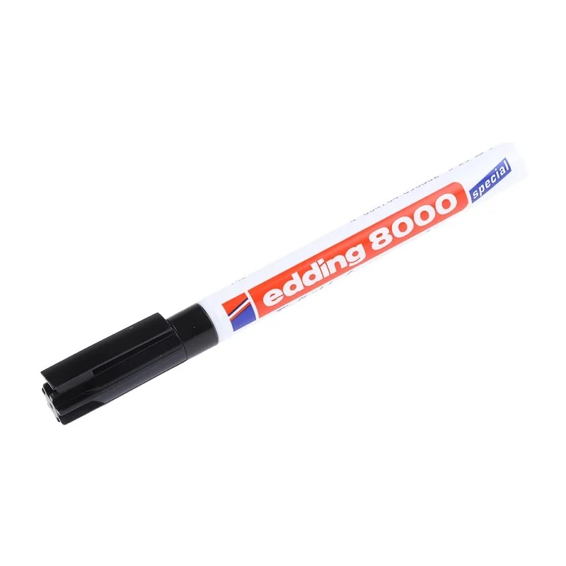 Edding Extra Fine Tip Permanent Black Marker Pen 1mm Bullet Tip 8000-001