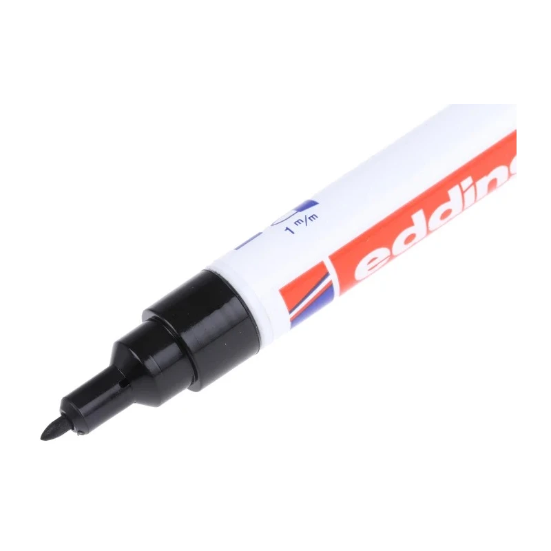 Edding Extra Fine Tip Permanent Black Marker Pen 1mm Bullet Tip 8000-001