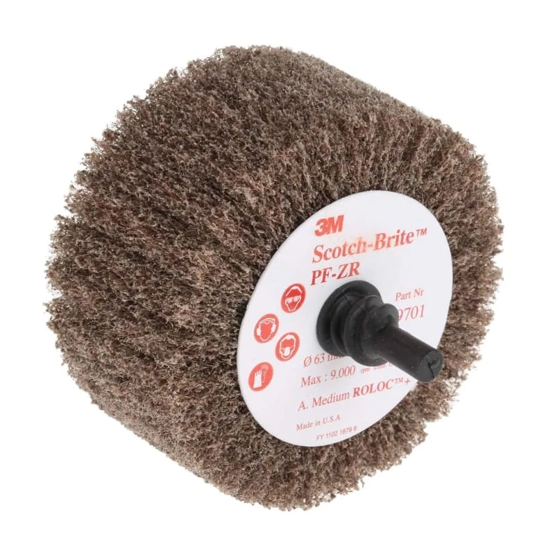 3M Non-Woven Nylon Abrasive Brush Lap Mop Flap Brush Finishing Wheel 63mm Diameter FLAP BRUSH 63 X 32MM AMED