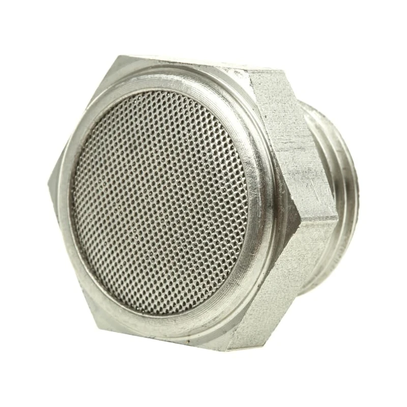 Legris Stainless Steel Pneumatic Silencer 1/2 in G Threaded 12 bar Pressure 0682 00 21