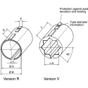 Rose+Krieger Reducing Bush Connecting Component Strut Profile 20 mm Round Tube Size 30 mm 96208BC