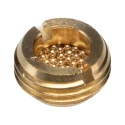 Legris Brass Pneumatic Silencer 1/8 in G Threaded Male Connection 12 bar Max Pressure 6 mm Length 0677 00 10
