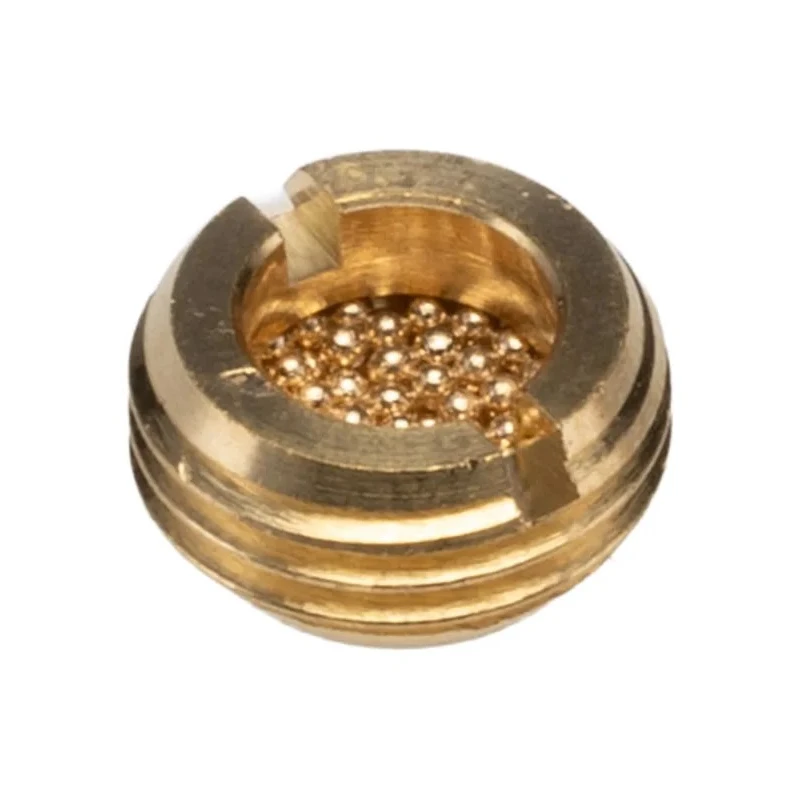 Legris Brass Pneumatic Silencer 1/8 in G Threaded Male Connection 12 bar Max Pressure 6 mm Length 0677 00 10
