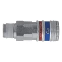 CEJN Brass and Stainless Steel Pneumatic Quick Connect Coupling 3/8 in Male R C103002154