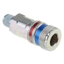 CEJN Brass Stainless Steel Pneumatic Quick Connect Coupling 1/4 in Male R C103102152