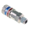 CEJN Brass Stainless Steel Pneumatic Quick Connect Coupling 1/4 in Male R C103102152