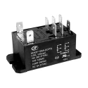 Hongfa Europe GMBH Flange Power Relay, 120V AC Coil, 30A Switching Current, DPDT, Quick Connect Terminals HF92F-120A-2C21S