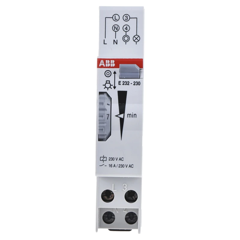 ABB Timer Light Switch 2CDE110000R0501 88mm Height Minutes Units Measured Compact Design Germany