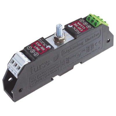 WJ Furse ESP E Surge Suppressor Unit, Twisted Pair Surge Protector, 58V Max Voltage, 20kA Max Surge 7TCA085400R0116 ESP 50E