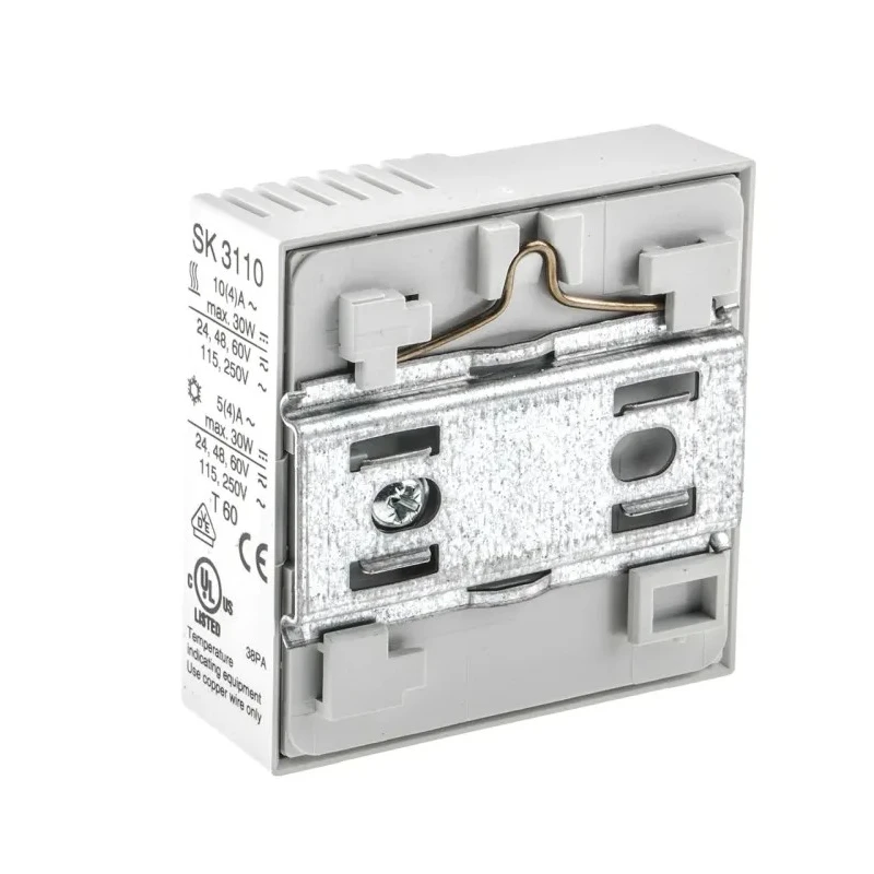 Rittal SK CO Enclosure Thermostat 10 A Contact Current 230 V AC, 24 V DC Supply Voltage 5 to 55 °C Temperature Range 3110000