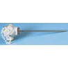 Correge PT100 RTD Sensor 6 mm Diameter, 350 mm Probe Length, 3 Wire, Class A Accuracy, 450°C Max Temperature PT100