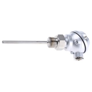 Correge PT100 RTD Sensor 6 mm Diameter, 100 mm Length, 3 Wire, Class B Accuracy, 400 °C Max PT100