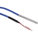 RS PRO PT100 RTD Sensor 6 mm Dia, 60 mm Long, 3 Wire, Class A Accuracy, Silicone Insulation, 200 °C Max PT100